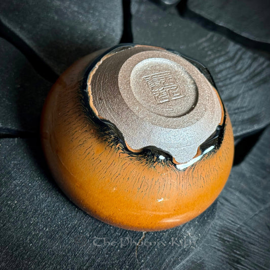 Classic Hare’s-Fur – Skyward Dragon Kiln Wood-fired Jian Zhan (130ml)(SDF 2509-12-11)