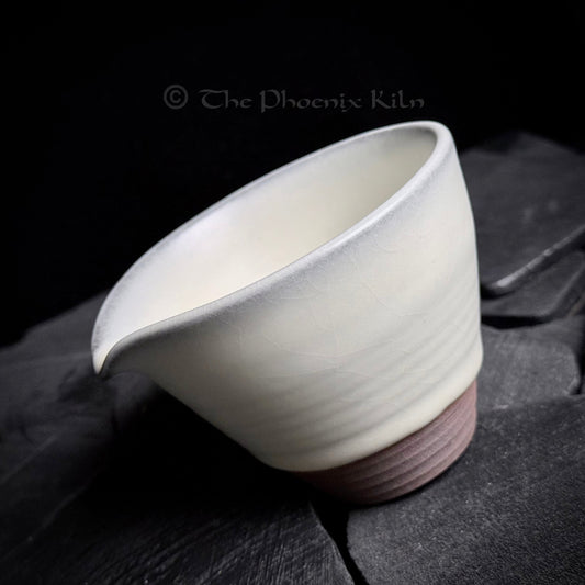 Jade Infusion Share Cup - Dragon Kiln Wood-fired Jian Ware (170ml)(JIS 2504-15-13)